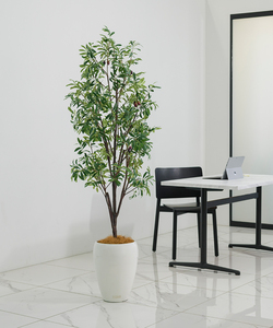 ต้นไม้ประดิษฐ์สำหรับตกแต่งห้องนั่งเล่นขนาดใหญ่ต้นไม้ที่มีใบไม้และดอกไม้สำหรับตกแต่งผนังบ้าน - Product Image 6