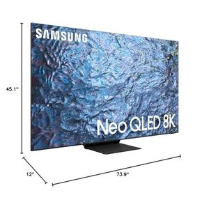 Paquete de Televisor Inteligente QLED de 85 Pulgadas con Pantalla Curva, Resolución 8K, Paquete de Protección Mejorada para Uso en la Cocina, Plataforma Vidaa Smart TV - Product Image 1