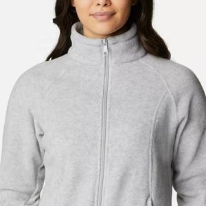 Veste d'hiver chaude en polaire polaire pour femme de qualité exceptionnelle, surdimensionnée, OEM, écologique, doublée, poignets élastiques, veste softshell - Product Image 6