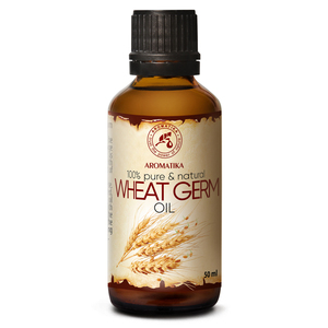 Aceite Puro de Germen de Trigo Natural 50 ml, Aceite Vegetal Portador para el Cuidado de la Piel, Masajes y Uso en Spa - Product Image 1