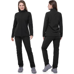 Chaqueta cortavientos Softshell ligera personalizable para mujer, impermeable a prueba de viento con tiras reflectantes, descuentos por pedidos a granel - Product Image 6