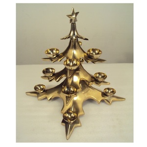 Aluminium <b>Christmas</b> Tree <b>Tea</b> <b>Light</b> Centerpiece Candle Holder - Product Image 3
