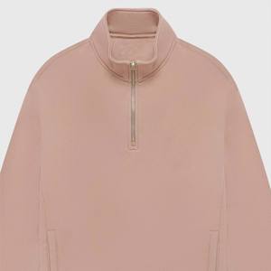 Pull-over en polaire à fermeture éclair pour hommes, doux et durable, idéal pour un usage quotidien et en superposition par temps froid - Product Image 5