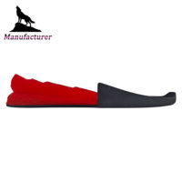 Semelles de musculation professionnelles Wolf Brand avec amorti et soutien, caoutchouc antidérapant avec semelle stabilisatrice en TPU