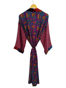 Robe longue Kimono d'été de luxe Robe de bain douce pour la maison Bikini Cover Up Taille libre Robe de bain, - Product Image 6