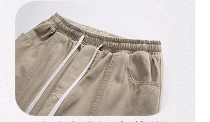 Pantalon cargo Hip Hop en polyester de haute qualité Streetwear pantalon vierge personnalisé à plusieurs poches pour hommes - Product Image 5