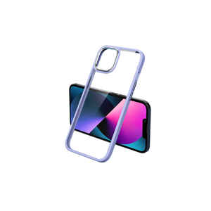 Funda Protectora de Silicona Cromada Edición Lila Premium para iPhone 12 Pro Max, Silicona Líquida Suave, Embalaje Minorista - Product Image 1