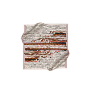ผ้าพันคอพิมพ์ลายดิจิทัลลายเสือดาว แบรนด์ Pierre Cardin ขนาด 90x90 ซม. - Product Image 1