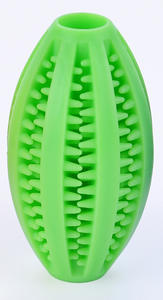 Fabrika fiyat Pet çiğnemek oyuncak + köpek bakımı dağıtım topu + dayanıklı kauçuk + diş temizleme ve sıkıntı kabartma - Product Image 2