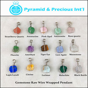 Pendentif en quartz rose naturel brut enveloppé de fil, pendentif en cage en argent sterling 925 pour la fabrication de bijoux de la Saint-Valentin - Product Image 3