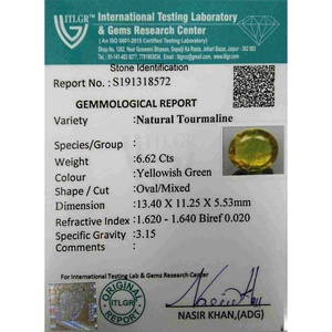 Pierre précieuse turquoise jaune naturelle, 6,62 carats, 8 mm, forme poire facettée - Product Image 4