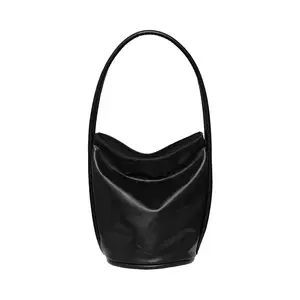 Korean Leather Product [YEOMIM] BEAKER BAG (CRINKLE BLACK) by Lotte Duty Free