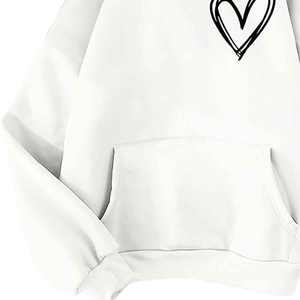 Sweat à capuche unisexe personnalisé, respirant, coupe-vent, écologique, en polaire, brodé, style hip-hop, vente en gros, uni - Product Image 3