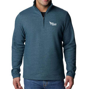 Sweat-shirts à col zippé personnalisés, légers, pour la course à pied et l'entraînement, pour hommes - Product Image 1