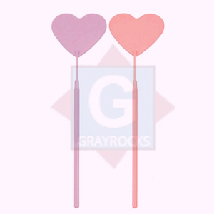 Herramientas de pestañas de etiqueta privada en forma de corazón espejo de pestañas mango herramienta de extensión de espejo de pestañas - Product Image 2