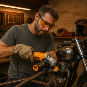 Máquina Amoladora de Superficie de 115 mm y 950 W, Incluye 10 Discos y Estuche para una Preparación Eficiente de Superficies - Product Image 2