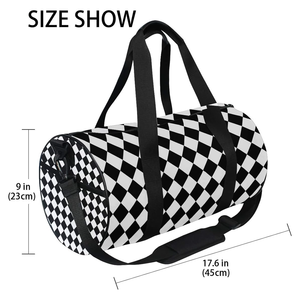 Toile de grande capacité avec logo personnalisé Sac de voyage de gymnastique décontracté Sac de voyage à fermeture éclair pour l'extérieur Léger multifonctionnel Camping Randonnée Sports - Product Image 3