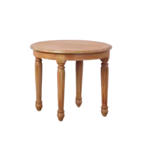 Manufacturing In Indonesia <b>Round</b> <b>Wooden</b> <b>Coffee</b> <b>Table</b> Vintage Style Solid Wood Accent <b>Table</b> for Living Room Hotel Furniture - Product Image 2