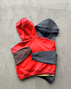 Men Fashion Hoodie | Multi Layered Pullover Boxy Fit 3 Layer <b>Jumper</b> Wholesale Men Hoodie | Boxy Fit 3 Layer Multi Layer - Product Image 6