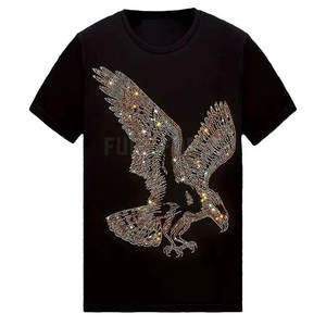 เสื้อยืดพลอยเทียมสำหรับผู้ชายเสื้อยืดแฟชั่นสำหรับกลางแจ้งดีไซน์ใหม่ - Product Image 1