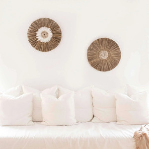 Decoración de pared Puka de algas marinas naturales tejidas a mano de alta calidad, el mejor precio al por mayor de Vietnam para colgar en la pared, arte de ratán - Product Image 2