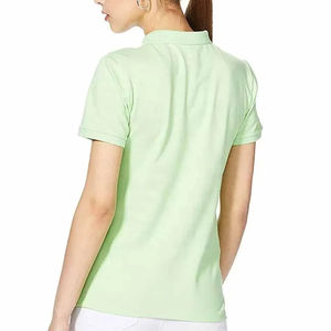 Polo deportivo de color sólido suave y cómodo para mujer, novedad en camisetas polo de alta calidad con logotipo personalizado para mujer - Product Image 5