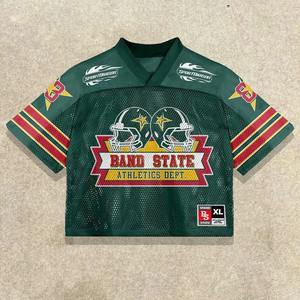 Custom American Football Jerseys Wholesale High Quality American Football Uniform Breathable Plus Size American Football Wear - Product Image 1