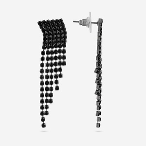 Boucles d'oreilles pendantes vintage tendance plaquées or, motif pompon avec breloque perle, en laiton et alliage de zinc, idéales pour les soirées - Product Image 4