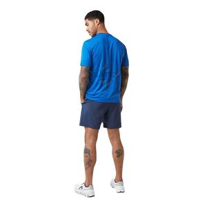 Ensemble T-shirt et short décontracté pour homme, été, respirant, deux pièces, manches courtes, 100% coton, tissu personnalisé, vente en gros - Product Image 2