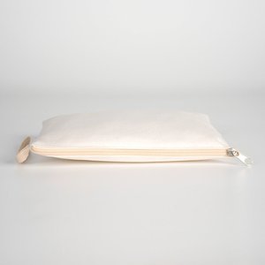 Sublimation Printed <b>Laminated</b> Cotton Clutch <b>Pouch</b> 8 6 Inches (21 15 Cm) Zipper Closure - Product Image 6