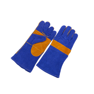 Premium Quality Fully Customized Yellow Color Adjustable Size Leather Material Winter Waterproof Men's Welding Gloves Custom - Product Image 1