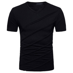 เสื้อยืดคอกลมแขนสั้นสำหรับผู้ชายผ้าคอตตอน100% ล้วนระบายอากาศไซส์ใหญ่พิเศษสไตล์สตรีทปรับแต่งได้สำหรับฤดูร้อน - Product Image 3