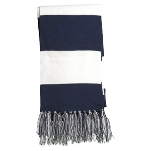 ผ้าพันคอไหมพรมปักโลโก้ตามสั่ง ผ้าพันคอฤดูหนาวแบบส่วนตัวสำหรับฤดูใบไม้ร่วง โรงงานผลิตแบบ OEM ODM ผ้าพันคอและผ้าคลุมไหล่แบบดั้งเดิม - Product Image 2