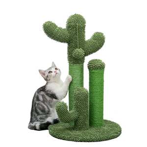 <b>Cactus</b>-Shaped Cat <b>Toy</b> Made of Sisal - Product Image 1
