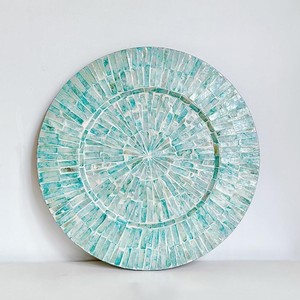 Cargador de placa Capiz, Mantel Individual MOP de alta calidad, accesorios de tablescape, manteles individuales de nácar - Product Image 1