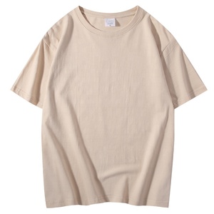 เสื้อยืดผ้าฝ้าย100% ใส่ได้ทั้งชายและหญิงเสื้อยืดสตรีทแวร์ไหล่ตกยี่ห้อเฮฟวี่เวทหรูสั่งพิมพ์โลโก้ได้ตามต้องการ - Product Image 5