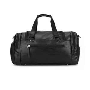 Sac polochon de sport en cuir véritable de haute qualité étanche à séchage rapide et respirant fermeture à glissière en vente - Product Image 3