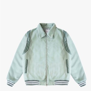 Otoño nuevo logotipo personalizado ropa al aire libre Casual Streetwear chaqueta de bombardero para hombres 2024 - Product Image 1