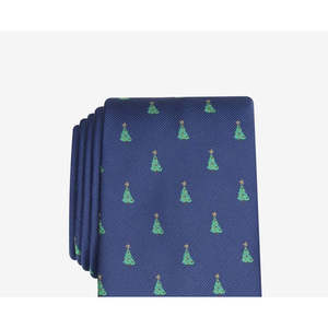 Cravatta Classica Blu Elegante da Uomo, Taglia Standard, per Occasioni Natalizie e Sale da Club - Product Image 2