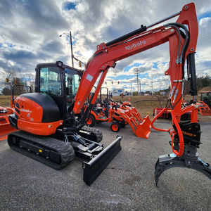 Nueva miniexcavadora de 4 toneladas, motor Kubota, miniexcavadora sobre orugas, maquinaria de movimiento de tierras, excavadora pequeña con cabina a la venta - Product Image 1