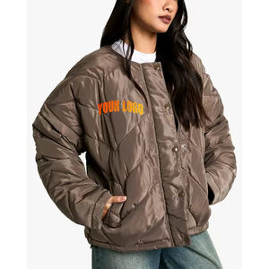 Doudoune respirante pour femme avec rembourrage matelassé doux et chaud vêtements d'extérieur d'hiver légers pour le voyage - Product Image 4