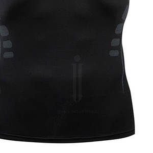 Nouveau OEM accepter col rond à manches courtes chemise personnalisée Rash Guard Protection sécurité hommes sport Rash Guard - Product Image 6