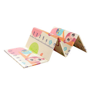 Tapis <span class=keywords><strong>d</strong></span>'éveil pour bébé à trois volets, double face, avec un fond antidérapant, adapté à l'<span class=keywords><strong>apprentissage</strong></span> du bébé - Product Image 1