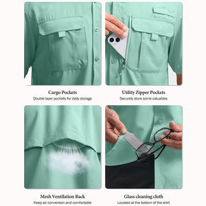 Camisas de Pesca Transpirables de Alta Calidad, Diseño Único, Mejores Costuras, Nueva Tela Suave, Camisas de Pesca para Hombre - Product Image 4