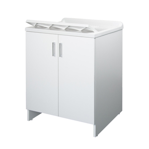 Unità Bagno Prefabbricata Compatta per Lavanderia Interna 60x50x85 cm - Product Image 1