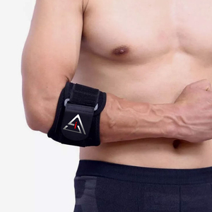 Correas de entrenamiento para gimnasio de alta resistencia, diseño de logotipo personalizado, envolturas de codo de neopreno para culturismo, figura de levantamiento de pesas, accesorio de ejercicio - Product Image 5