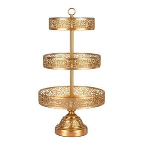 Exhibidor de Postres de Diseño de Lujo con Plato, Exhibidor de Cupcakes para Catering, Decoraciones para Fiestas de Boda - Product Image 4