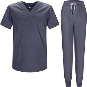 High Quality Woven Unisex Custom Designed Breathable Comfortable <b>Scrub</b> Sets with Custom Logo-Pakistan Healthcare Professionals - Product Image 3