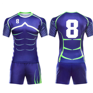 Tenues de rugby personnalisées 2025 pour hommes et femmes, maillots respirants sublimés, sweat-shirts, équipement d'entraînement pour club scolaire de rugby - Product Image 3