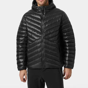 Vestes chaudes pour hommes, vente chaude d'hiver, mode, usine OEM, veste personnalisée, veste matelassée à capuche, veste bomber, veste de ski d'extérieur, unisexe - Product Image 3
